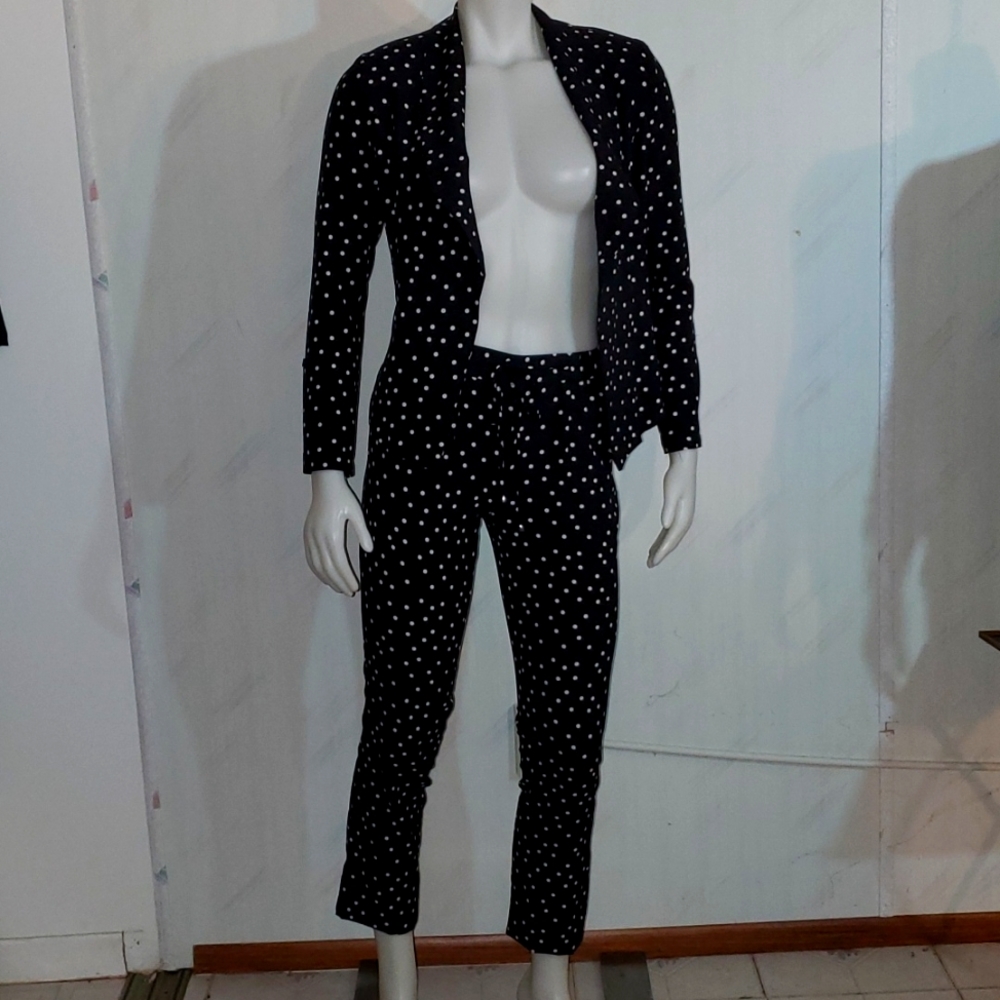 Polka dot suit